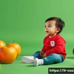 코코멜론에서 사용된 색채 디자인 분석 - A vibrant, colorful scene inspired by children&rsquo;s educational animation shows like Cocomelon, featuri...