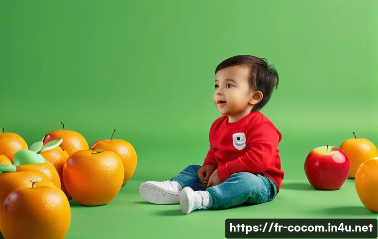 코코멜론에서 사용된 색채 디자인 분석 - A vibrant, colorful scene inspired by children&rsquo;s educational animation shows like Cocomelon, featuri...